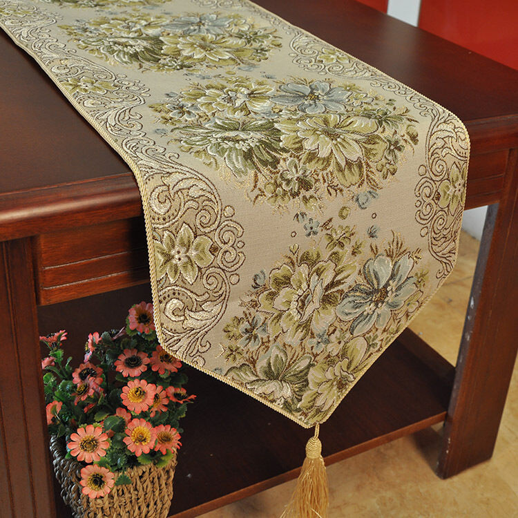 Best ideas about Coffee Table Runner
. Save or Pin Classic Embroidery Tassel Dining Table Runners Hotel Bed Now.