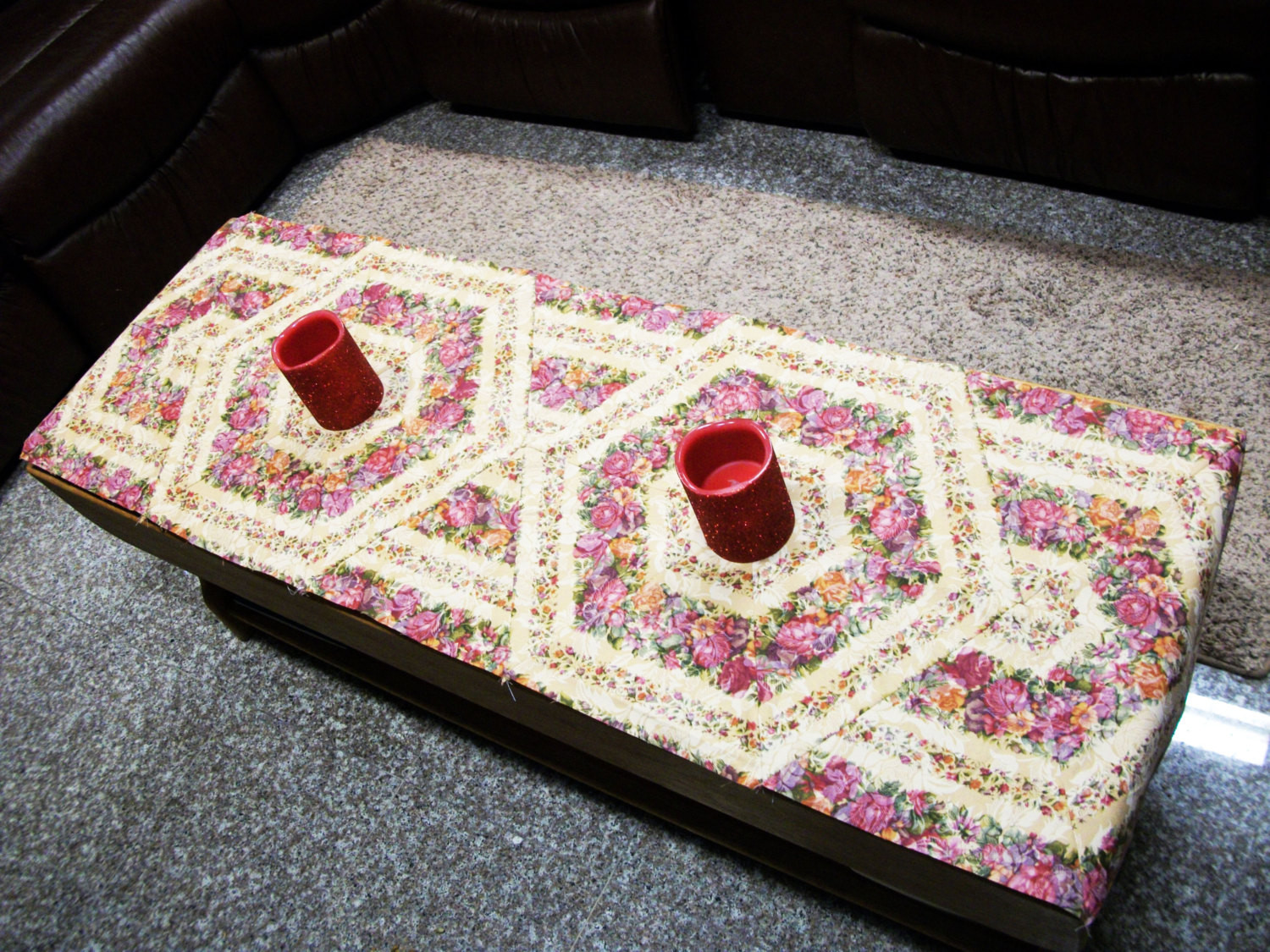 Best ideas about Coffee Table Runner
. Save or Pin Easy Triangle Coffee Table Runner pdf Pattern Now.