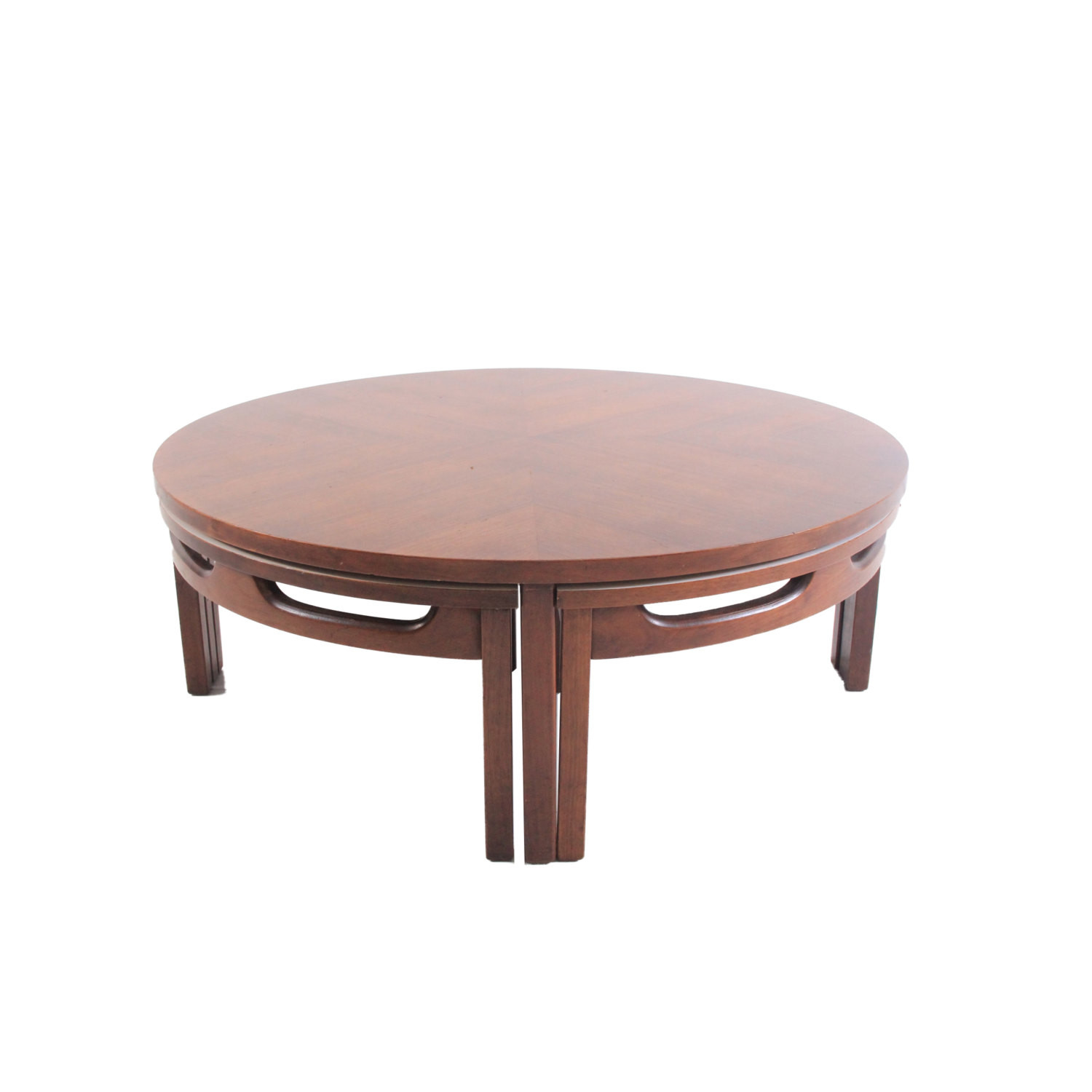 Best ideas about Coffee Table With Stools
. Save or Pin Vintage Mid Century Modern Round Coffee Table with Stools Now.