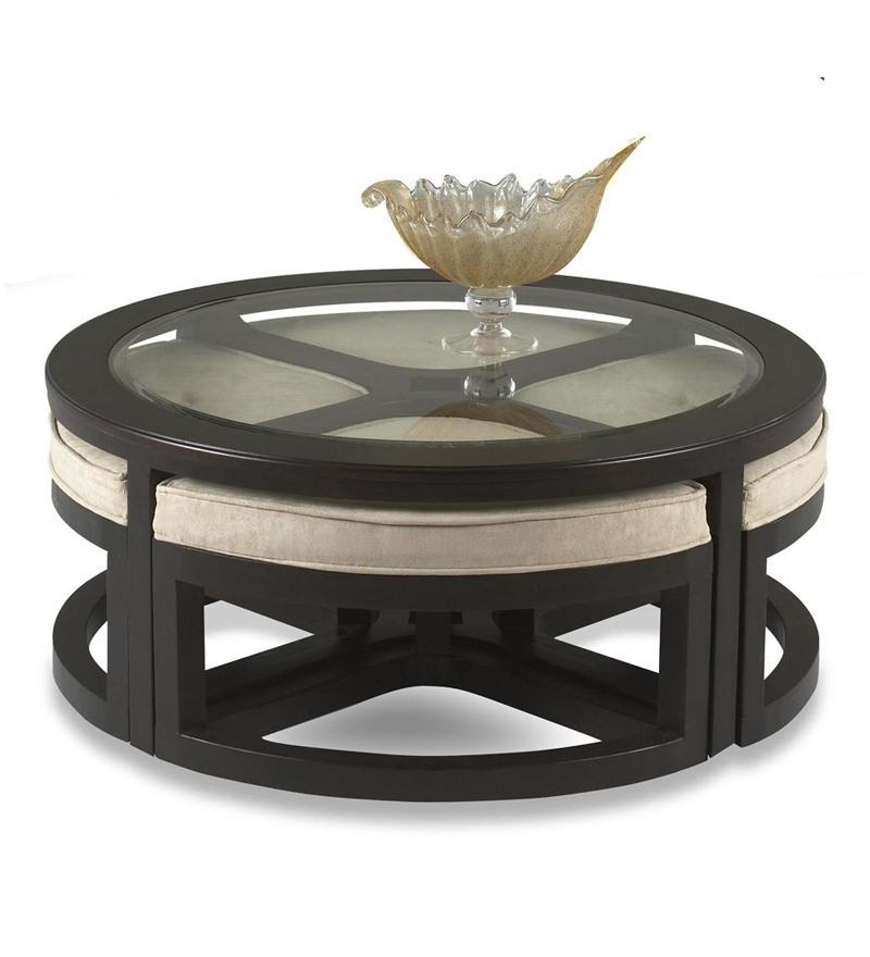 Best ideas about Coffee Table With Stools
. Save or Pin Alexander Round Coffee Table With 4 Stools Best Deals With Now.