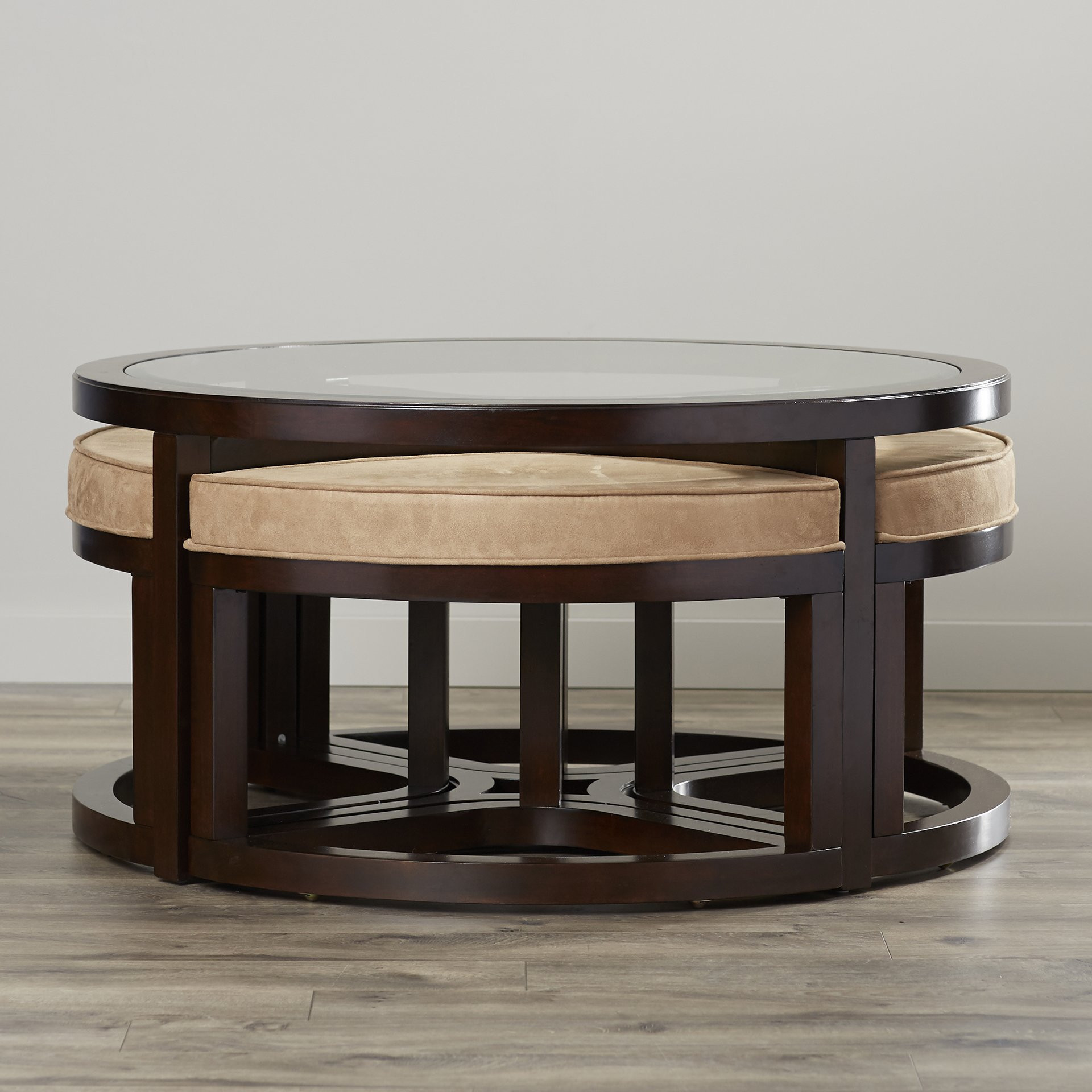 Best ideas about Coffee Table With Stools
. Save or Pin Red Barrel Studio Sun King Coffee Table and stools Now.