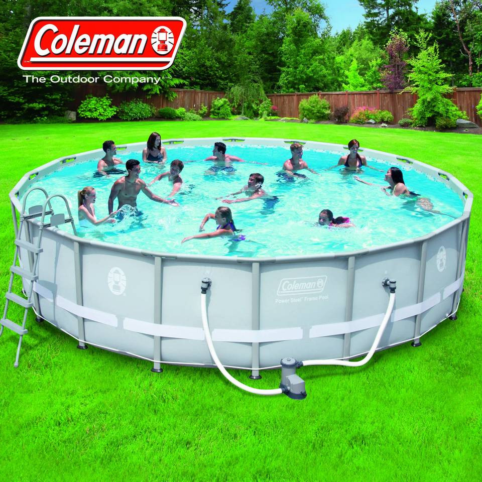 Best ideas about Coleman Above Ground Pool
. Save or Pin Coleman 18 x 48" Power Steel Frame Ground Swimming Now.