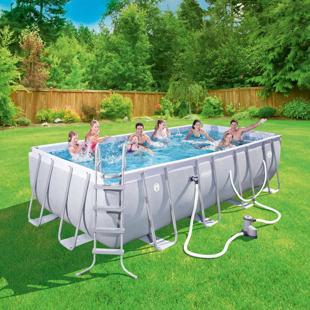 Best ideas about Coleman Above Ground Pool
. Save or Pin Coleman 18 x 9 x 48" Power Steel Rectangular Frame Now.