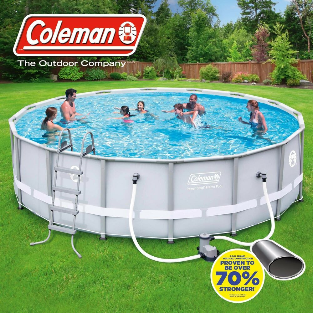 Best ideas about Coleman Above Ground Pool
. Save or Pin Coleman 16 x 48" Power Steel Frame Ground Swimming Now.