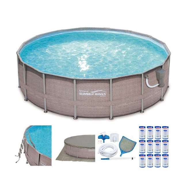 Best ideas about Coleman Above Ground Pool Parts
. Save or Pin Summer Waves Elite 16 x 48" Ground Frame Pool Set Now.