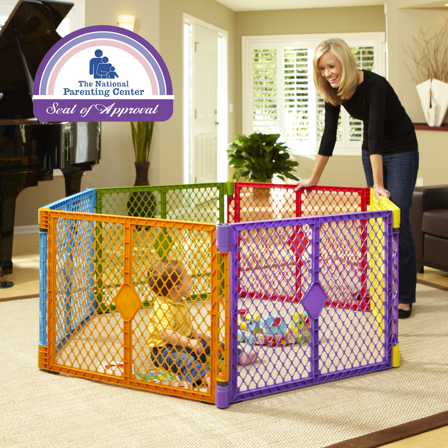 Best ideas about Colorful Baby Gate
. Save or Pin North States Color Superyard Baby Pet Gate & Portable Play Now.