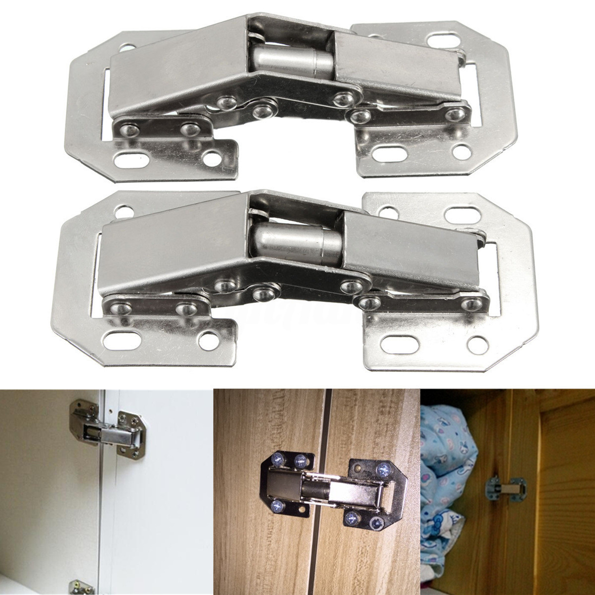 Best ideas about Concealed Cabinet Hinges
. Save or Pin 2Pcs 90 Degree Concealed Wardrobe Cabinet Cupboard Spring Now.