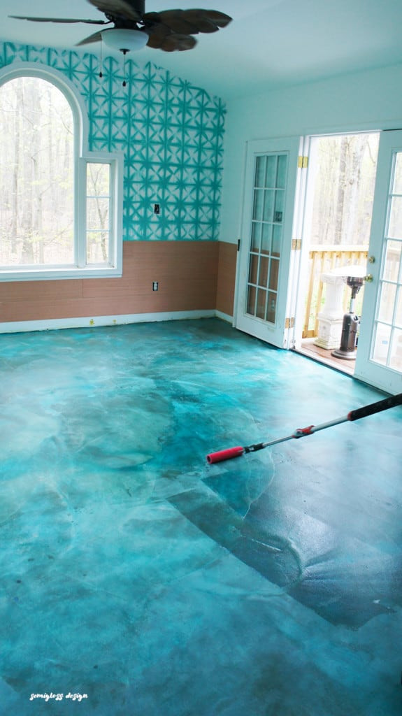 Best ideas about Concrete Floor DIY
. Save or Pin DIY Stained Concrete Floors are So Easy semigloss design Now.