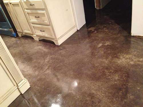 Best ideas about Concrete Floor DIY
. Save or Pin DIY Painted and Stained Concrete Floors – iSeeiDoiMake Now.