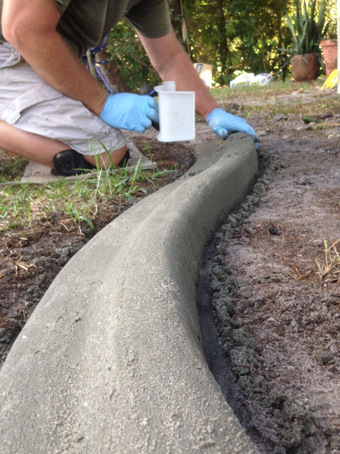 Best ideas about Concrete Landscape Edging
. Save or Pin Make custom concrete curbing yourself and save Our custom Now.