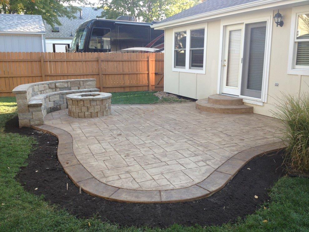 Best ideas about Concrete Patio Designs
. Save or Pin Concrete Patio With Fire Pit Now.