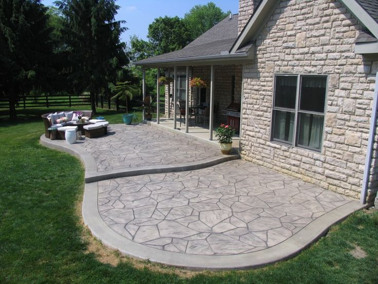 Best ideas about Concrete Patio Designs
. Save or Pin Stamped concrete driveways patios walkways pool deck and Now.
