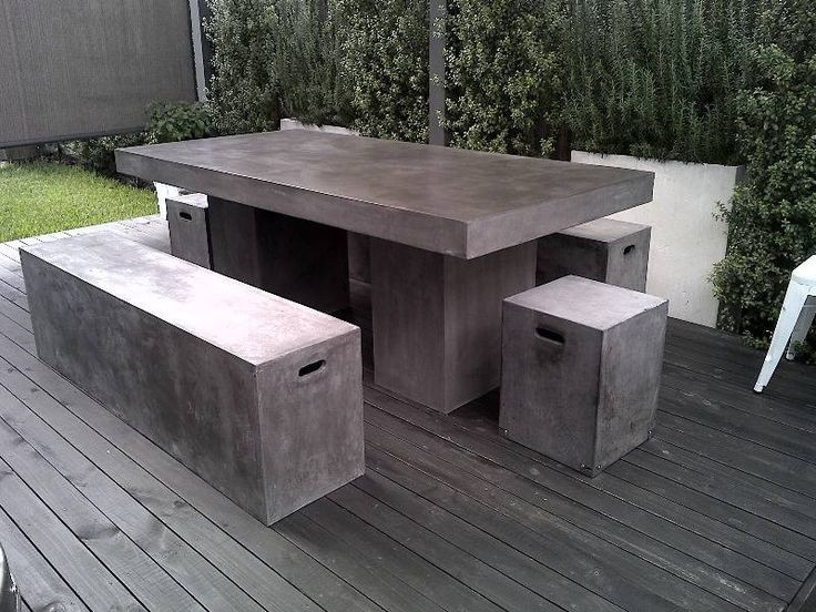 Best ideas about Concrete Patio Furniture
. Save or Pin 17 Best images about Concrete Picnic Tables on Pinterest Now.