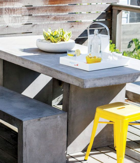 Best ideas about Concrete Patio Furniture
. Save or Pin Outdoor Décor Trend 26 Concrete Furniture Pieces For Your Now.