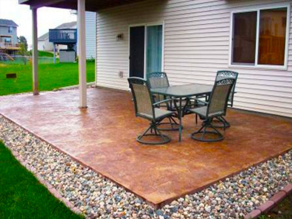 Best ideas about Concrete Patio Ideas
. Save or Pin Cheap garden paving concrete patio design ideas plain Now.