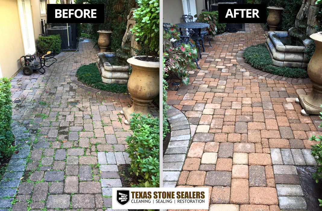 Best ideas about Concrete Patio Pavers
. Save or Pin Before & After Texas Stone Sealers Project Gallery Now.