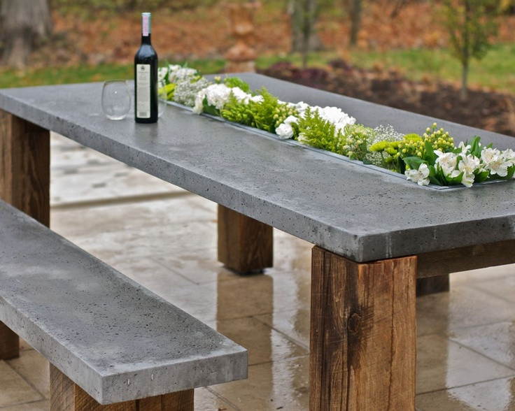 Best ideas about Concrete Patio Table
. Save or Pin Outdoor Décor Trend 26 Concrete Furniture Pieces For Your Now.