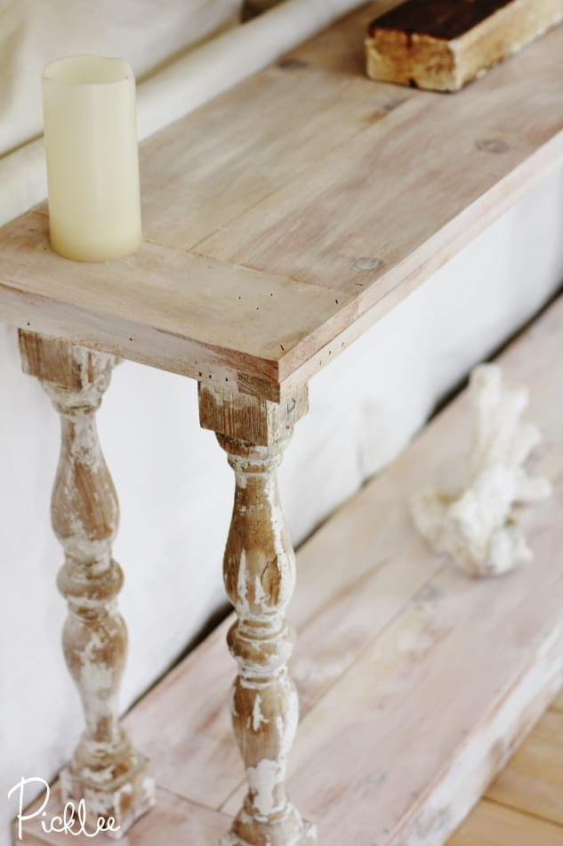 Best ideas about Console Table DIY
. Save or Pin DIY Reclaimed Sofa Table [tutorial] Picklee Now.