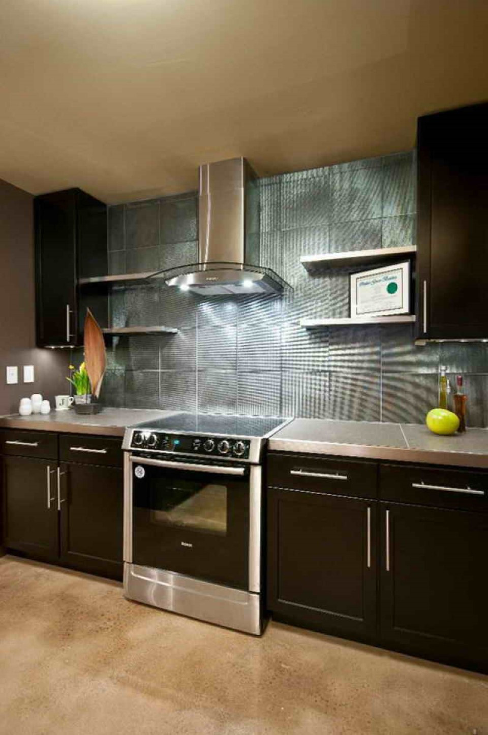 Best ideas about Contemporary Kitchen Decor
. Save or Pin 2015 Kitchen Ideas with Fascinating Wall Treatment Now.