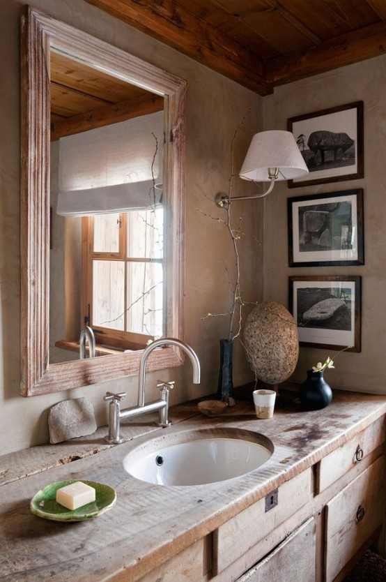Best ideas about Cool Bathroom Ideas
. Save or Pin 39 Cool Rustic Bathroom Designs DigsDigs Now.