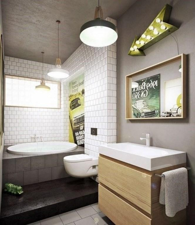 Best ideas about Cool Bathroom Ideas
. Save or Pin Subway Tiles in 20 Contemporary Bathroom Design Ideas Rilane Now.