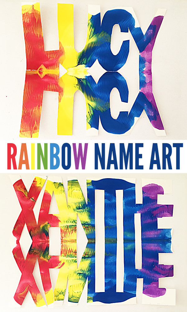 Best ideas about Cool Kids Art
. Save or Pin Super Cool Kids Art Ideas Name Rainbows Now.