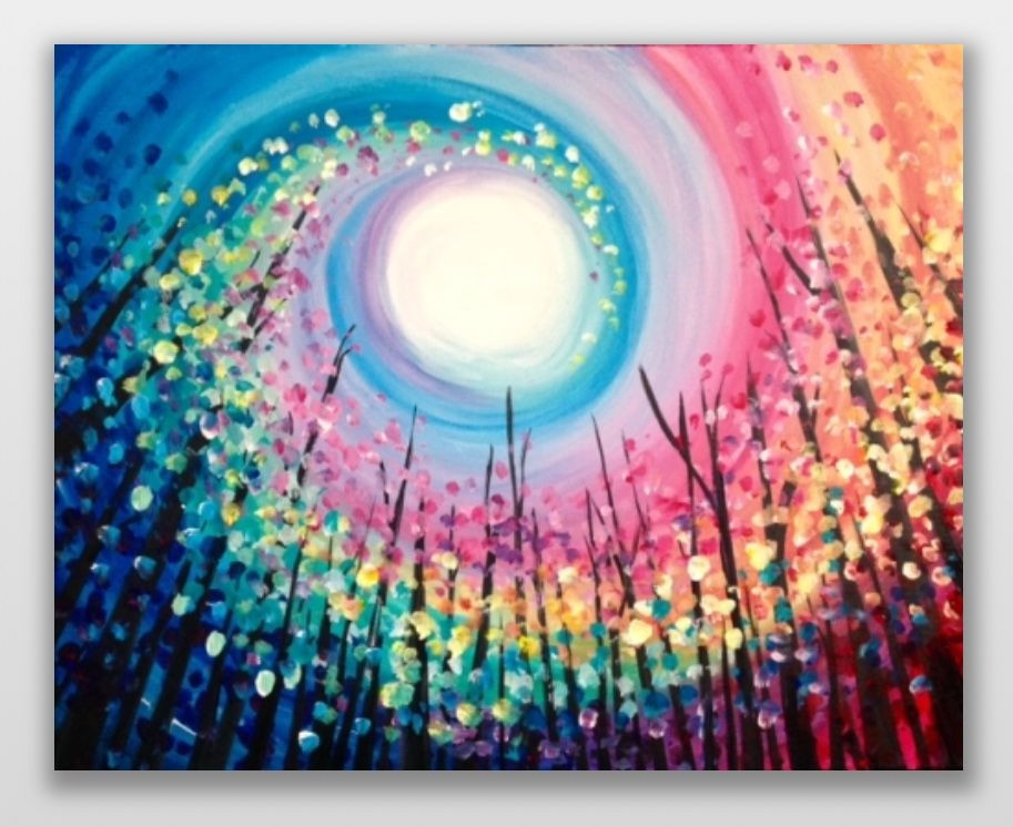 Best ideas about Cool Painting Ideas
. Save or Pin So cool Rainbow swirled sun colorful tree painti Now.