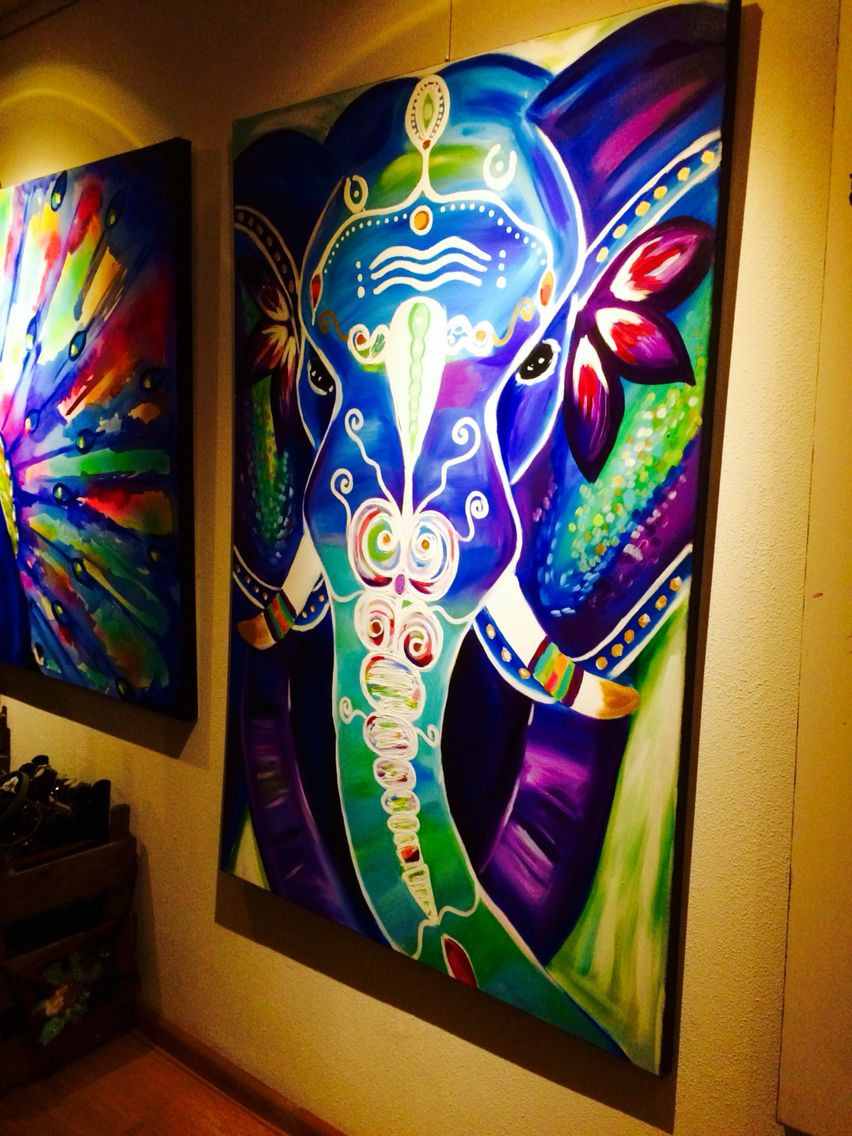 Best ideas about Cool Painting Ideas
. Save or Pin Cool painting idea so vibrant Bohemian elephant Now.