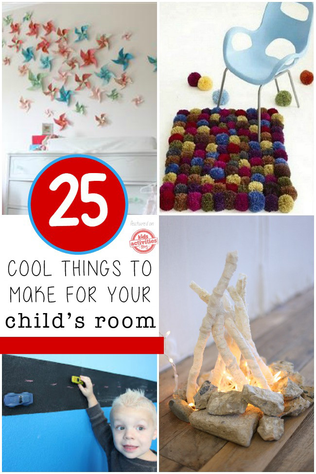 Best ideas about Cool Things To Make For Kids
. Save or Pin 25 Creative DIY Projects For Kids Rooms Now.