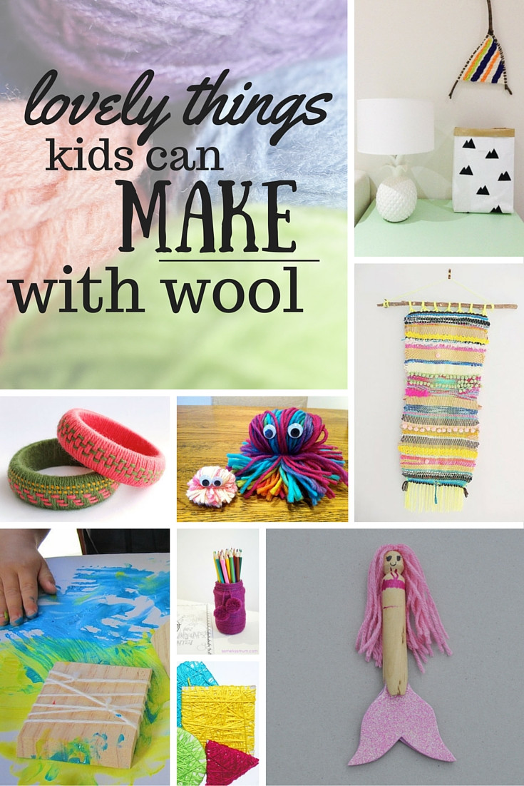 Best ideas about Cool Things To Make For Kids
. Save or Pin Lots of Lovely Things for Kids to Make with Wool Now.