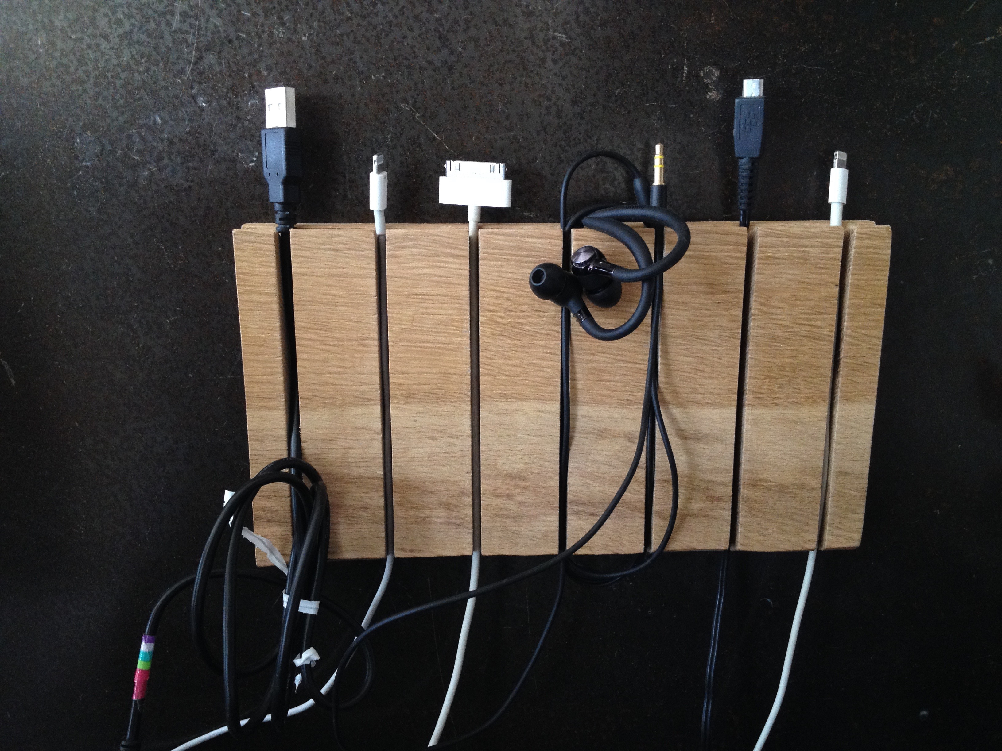 Best ideas about Cord Organizer DIY
. Save or Pin DIY wooden cable organizer Now.