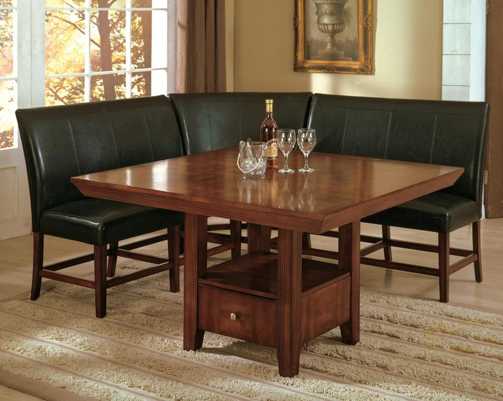 Best ideas about Corner Bench Dining Table
. Save or Pin Salem 4 Piece Breakfast Nook Dining Room Set Table Corner Now.