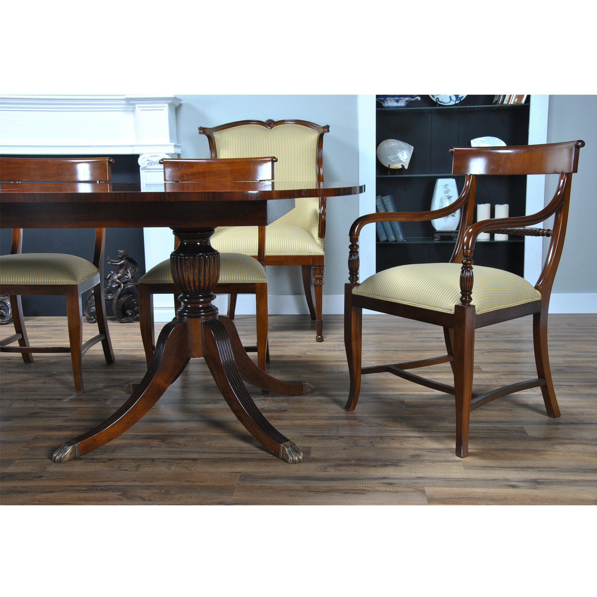 Best ideas about Corner Dining Table
. Save or Pin Scalloped Corner Mahogany Dining Table Niagara Furniture Now.