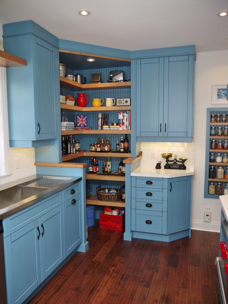 Best ideas about Corner Kitchen Pantry
. Save or Pin 18 Kitchen Pantry Ideas Designs Now.