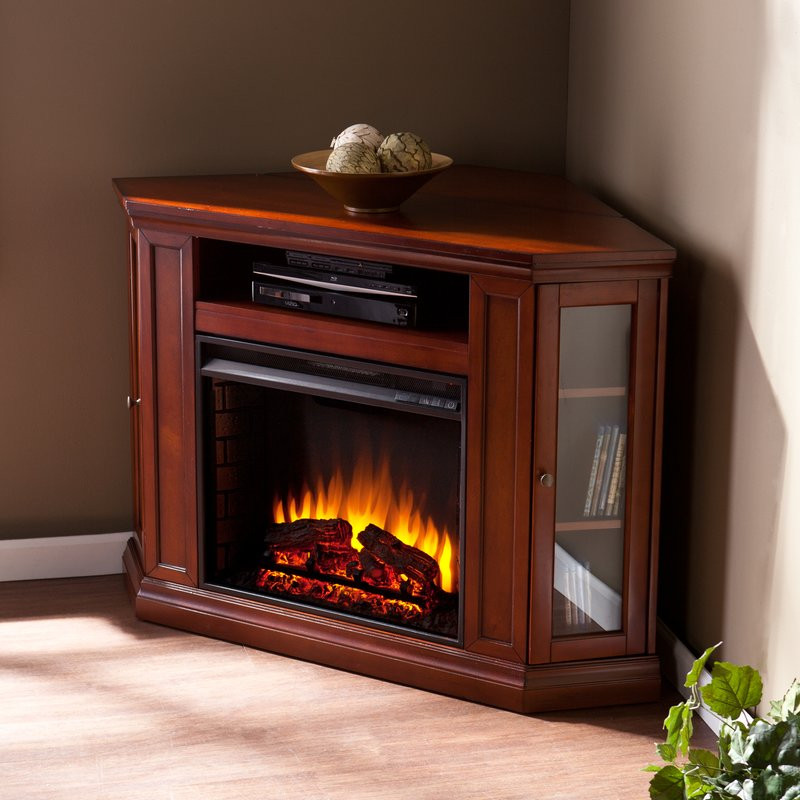 Best ideas about Corner Tv Stands With Fireplace
. Save or Pin Alcott Hill Dunminning Corner TV Stand with Fireplace Now.