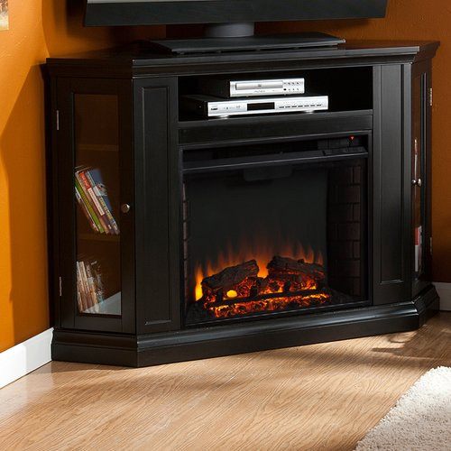 Best ideas about Corner Tv Stands With Fireplace
. Save or Pin Alcott Hill Dunminning Corner TV Stand with Electric Now.