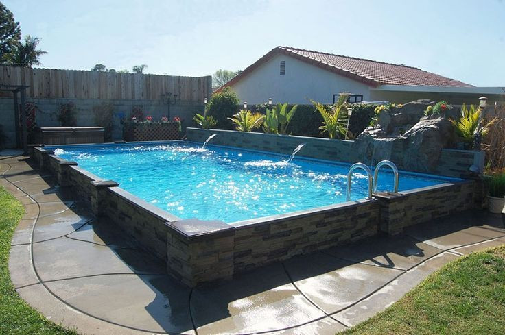 Best ideas about Cost For Inground Pool
. Save or Pin 48 best images about Semi Inground Pools on Pinterest Now.