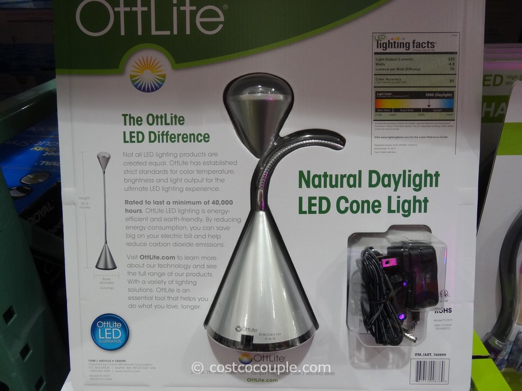 Best ideas about Costco Desk Lamp
. Save or Pin Ottlite Natural Daylight LED Cone Desk Lamp Now.