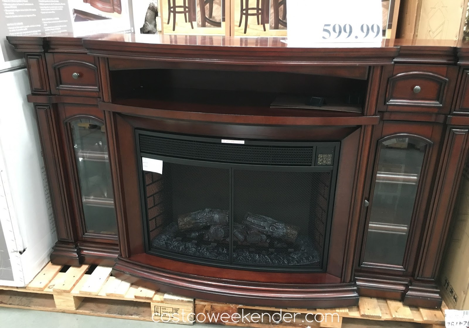 Best ideas about Costco Electric Fireplace
. Save or Pin Well Universal 72" Electric Fireplace Media Mantle Now.