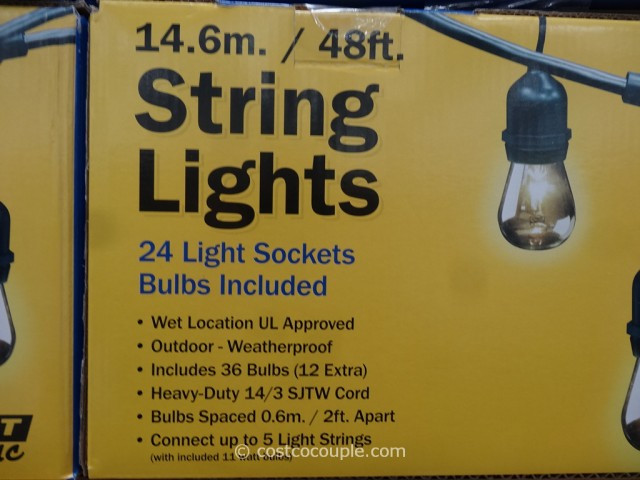 Best ideas about Costco Patio Lights
. Save or Pin Feit Electric 48 Ft String Lights Now.