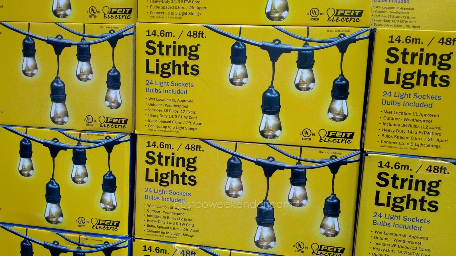 Best ideas about Costco Patio Lights
. Save or Pin Feit 48 ft Outdoor String Lights Now.