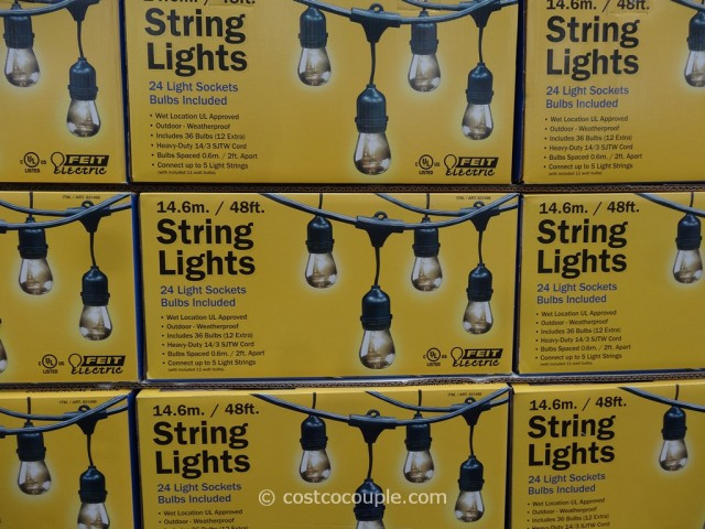 Best ideas about Costco Patio Lights
. Save or Pin Feit Electric 48 Ft String Lights Now.