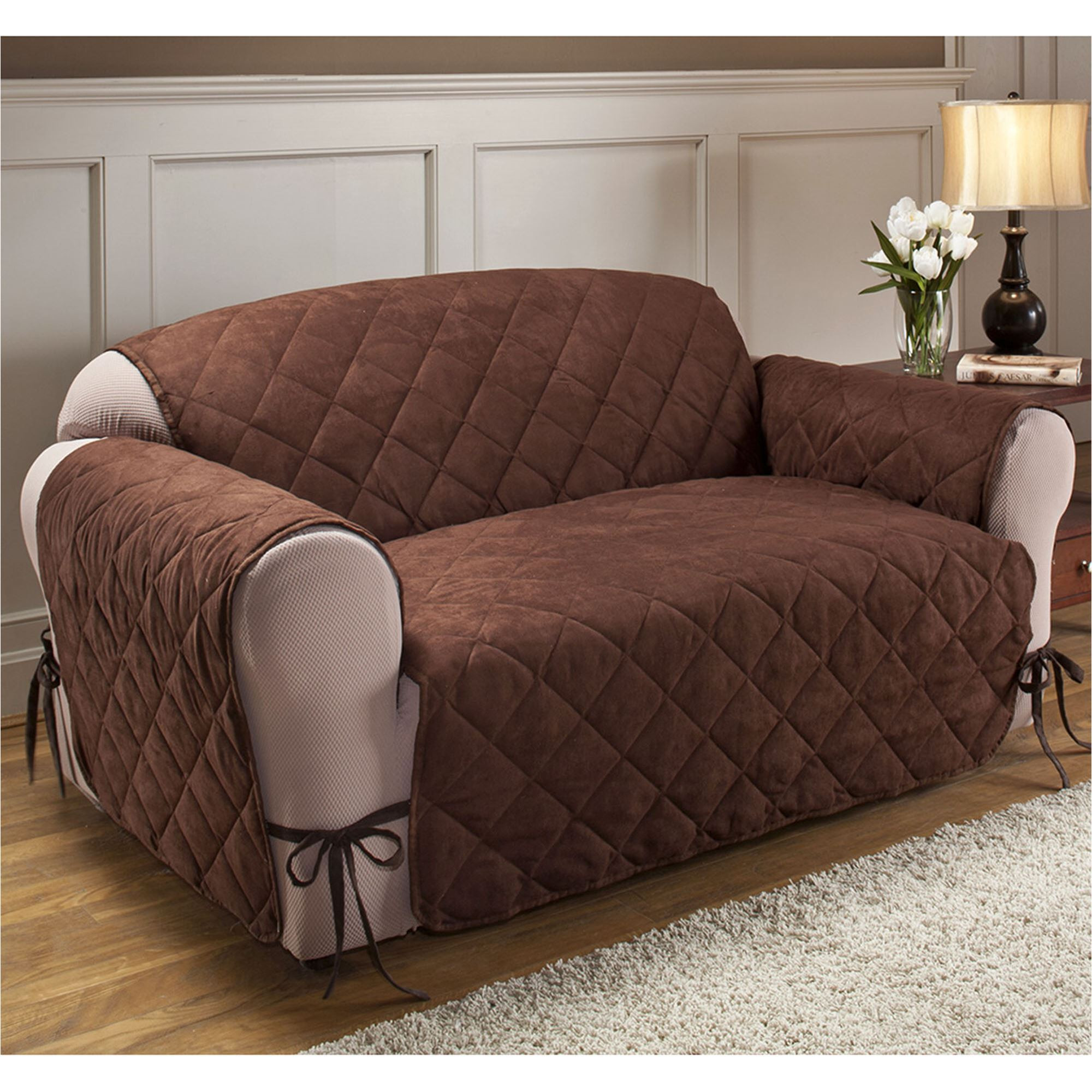 Best ideas about Cover For Sofa
. Save or Pin Quilted Microfiber Total Furniture Cover with Ties Now.