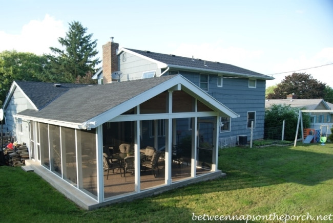 Best ideas about Covered Patio Cost
. Save or Pin Screened in Porch Addition Convert a Patio into a Porch Now.