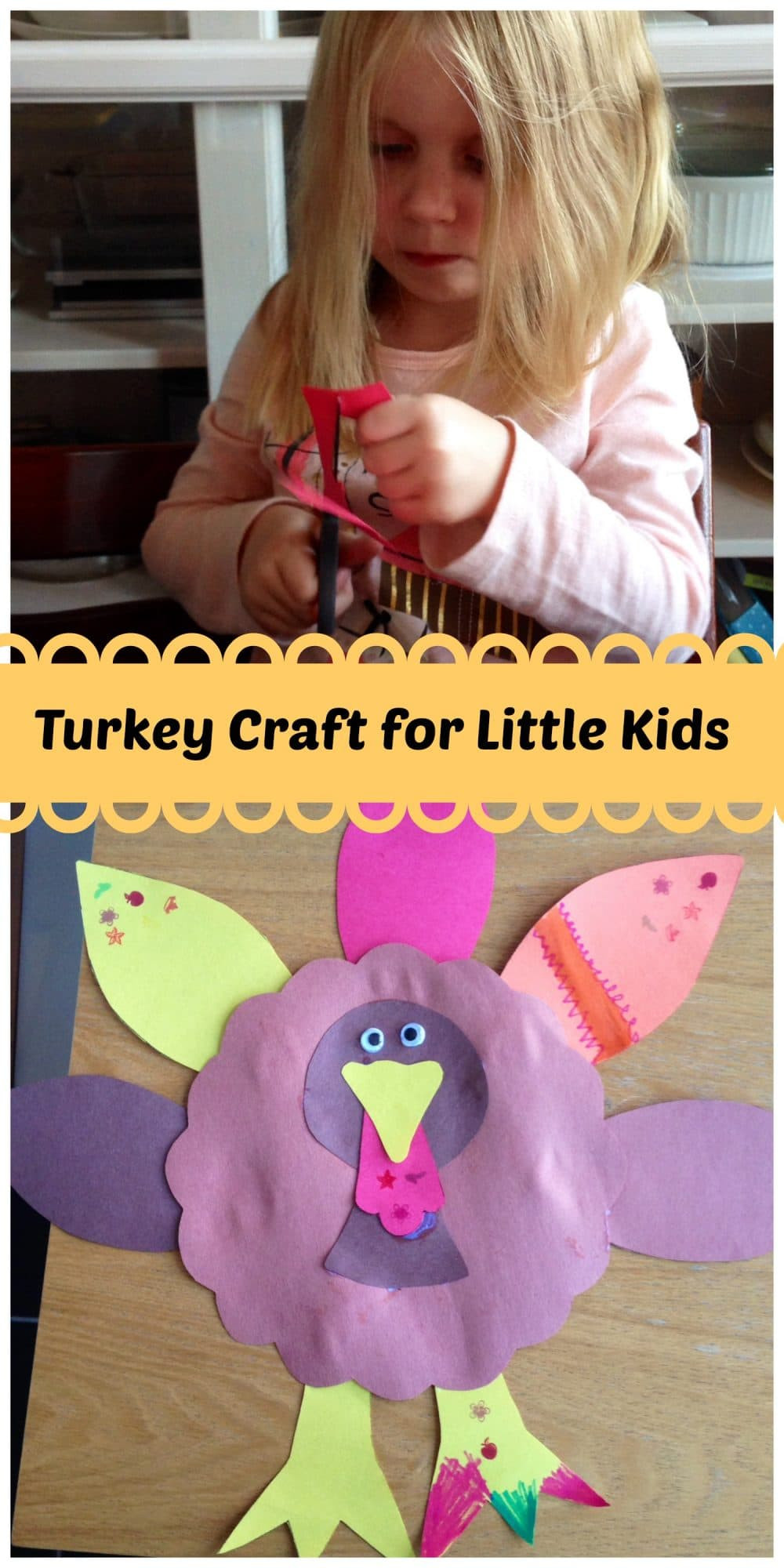 Best ideas about Craft For Small Kids
. Save or Pin Turkey Craft for Kids Big and Little Family Food And Travel Now.