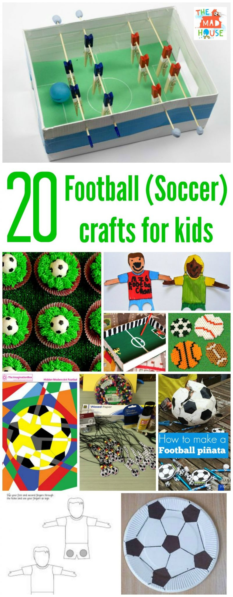 Best ideas about Craft Games For Kids
. Save or Pin Football crafts or Soccer Crafts for the Euro s Mum In Now.