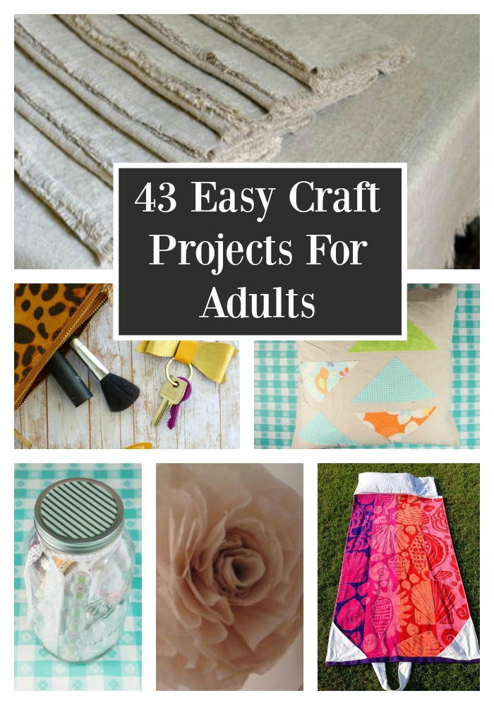 Best ideas about Craft Gifts For Adults
. Save or Pin 43 Easy Craft Projects For Adults Now.