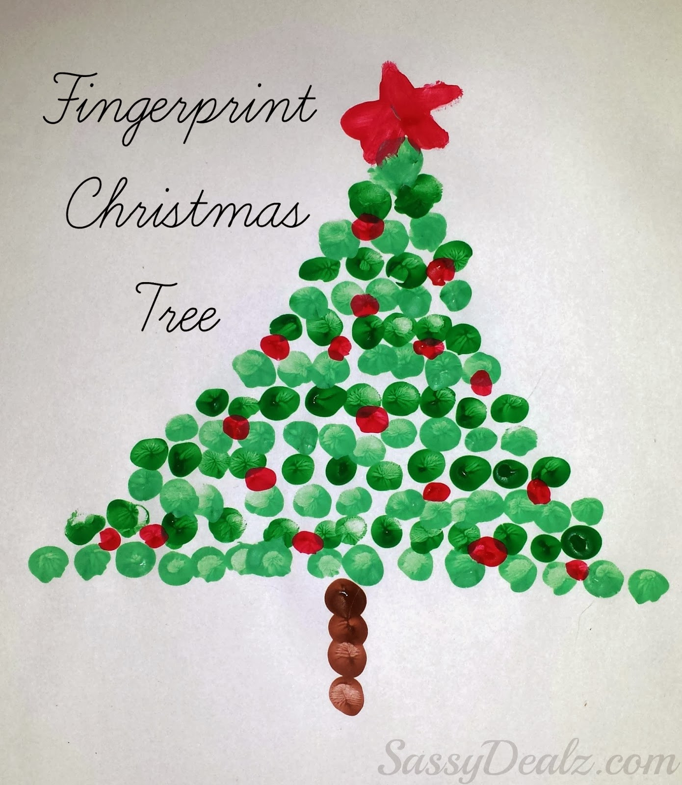 Best ideas about Craft Ideas For Christmas
. Save or Pin Christmas Fingerprint Crafts U Create Now.