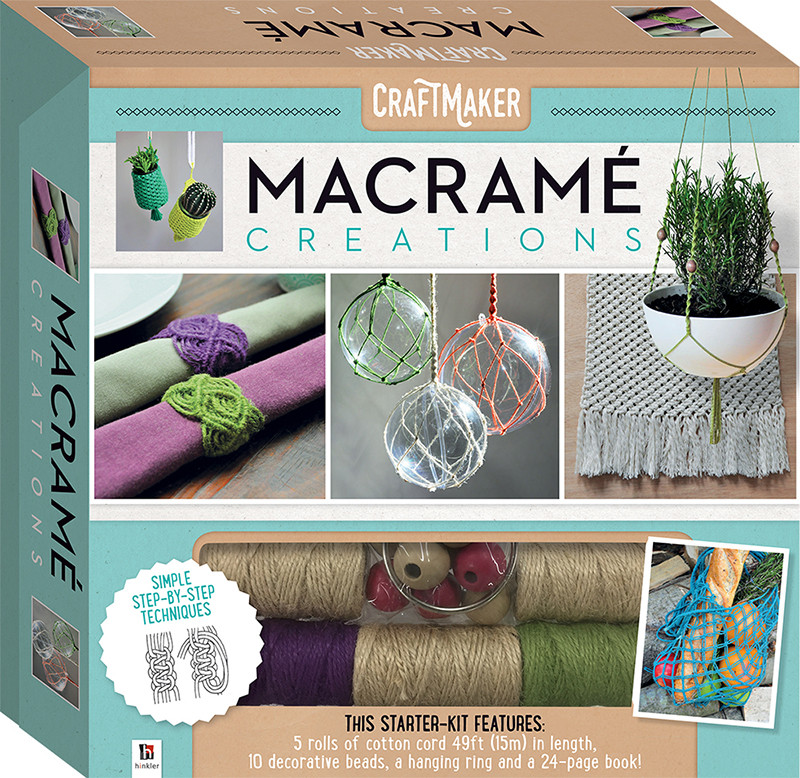 Best ideas about Craft Kits For Adults To Make
. Save or Pin CraftMaker Macrame Creations Kit Craft kits Art Now.