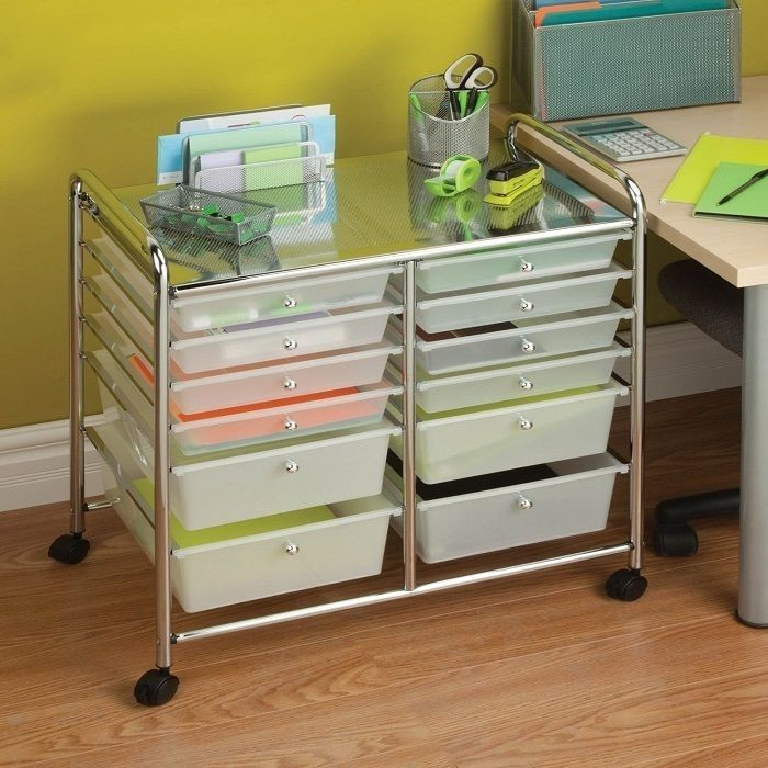 Best ideas about Craft Organizer Furniture
. Save or Pin Rolling Plastic Cart 12 Drawer Craft Storage Cabinets Now.